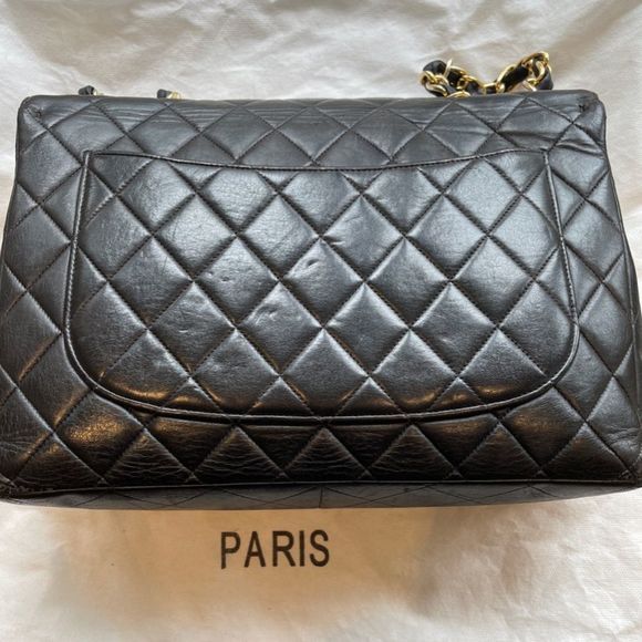 CHANEL vintage jumbo shoulder bag - Picture 7 of 8